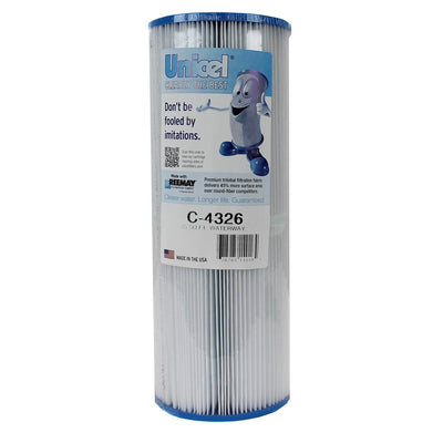 Unicel C-4326 Replacement 25 Sq Ft Pool Hot Tub Spa Filter Cartridge (12 Pack)