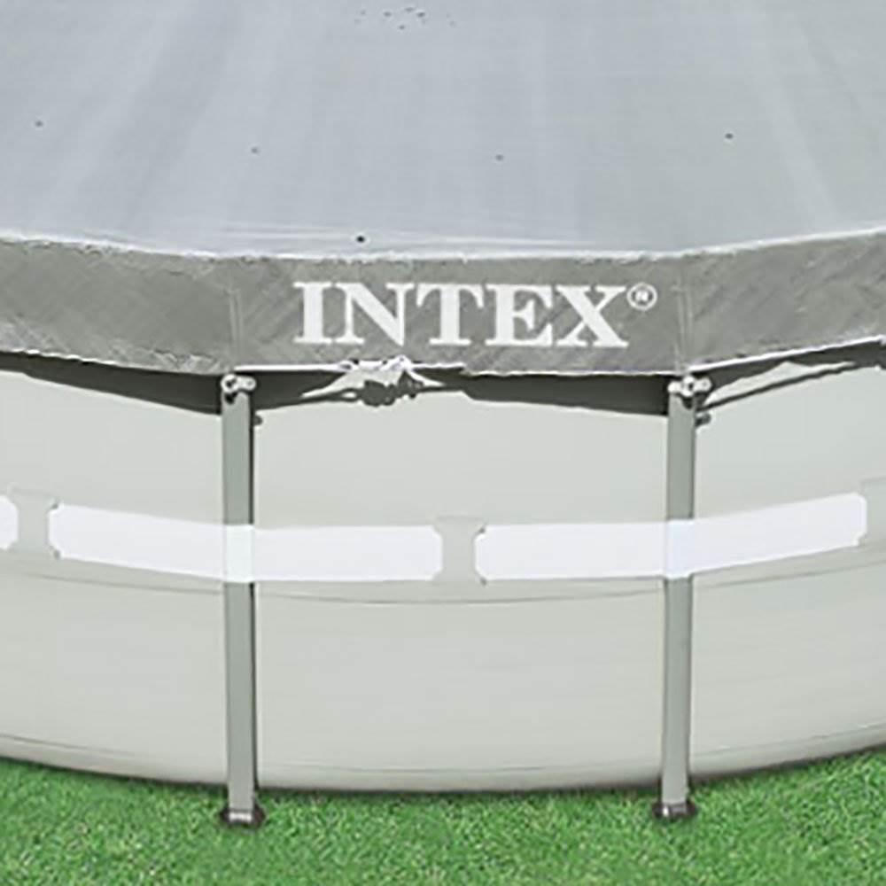 Intex UV Resistant Deluxe Debris Cover 18' Ultra Frame Swimming Pools (2 Pack) - VMInnovations