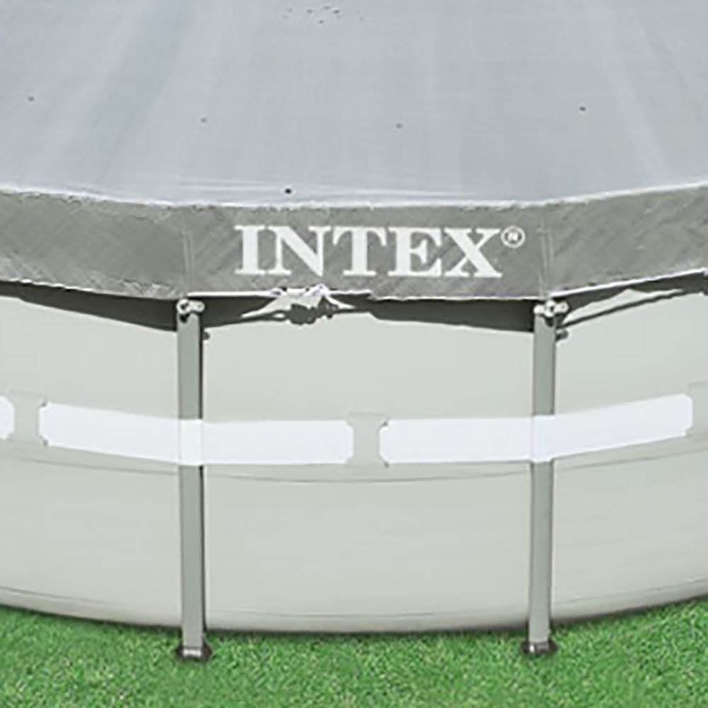 Intex UV Resistant Deluxe Debris Cover 18' Ultra Frame Swimming Pools (2 Pack)