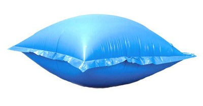 Swimline 18 Foot Round Pool Cover + 4x4 Winterizing Closing Air Pillow (2 Pack)