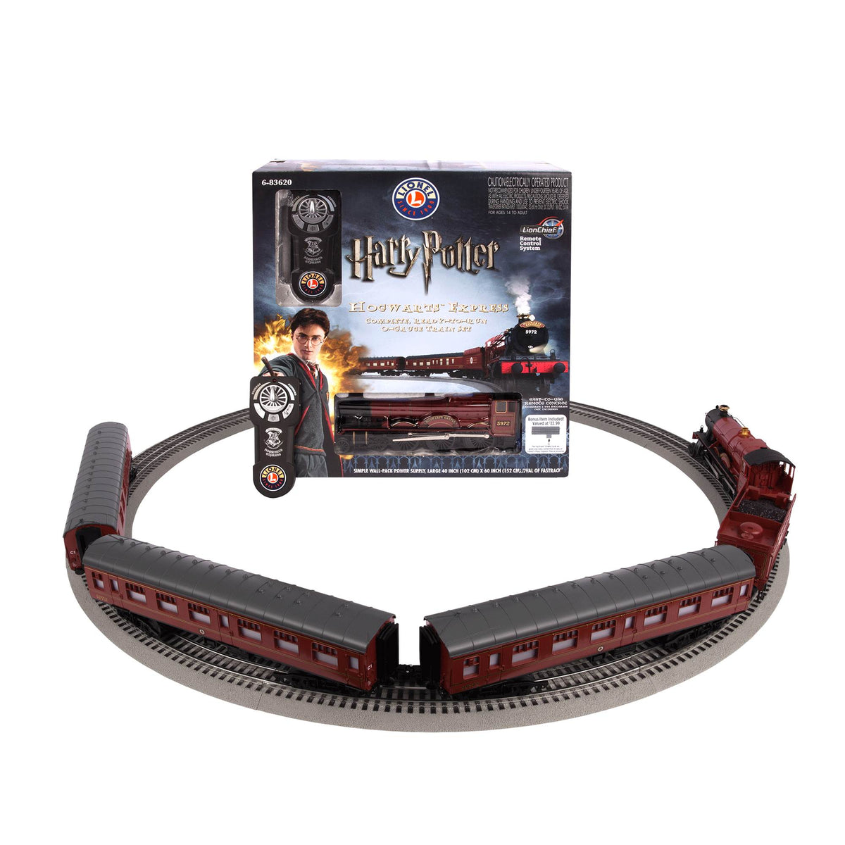 Lionel Trains LionChief Hogwarts Express Train Set w/ Bluetooth (Open Box)