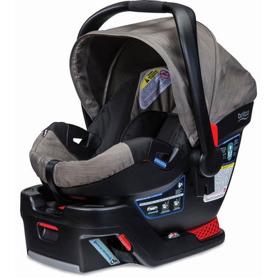 Britax B Safe Impact Protection Infant Car Seat w/ Base, Slate Strie (Open Box)