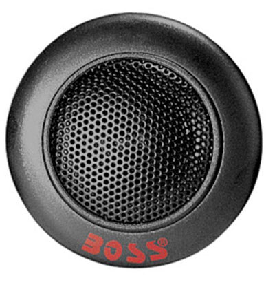 2) BOSS TW15B 250W 1" Micro Dome Car Audio Tweeters Black + External Crossovers