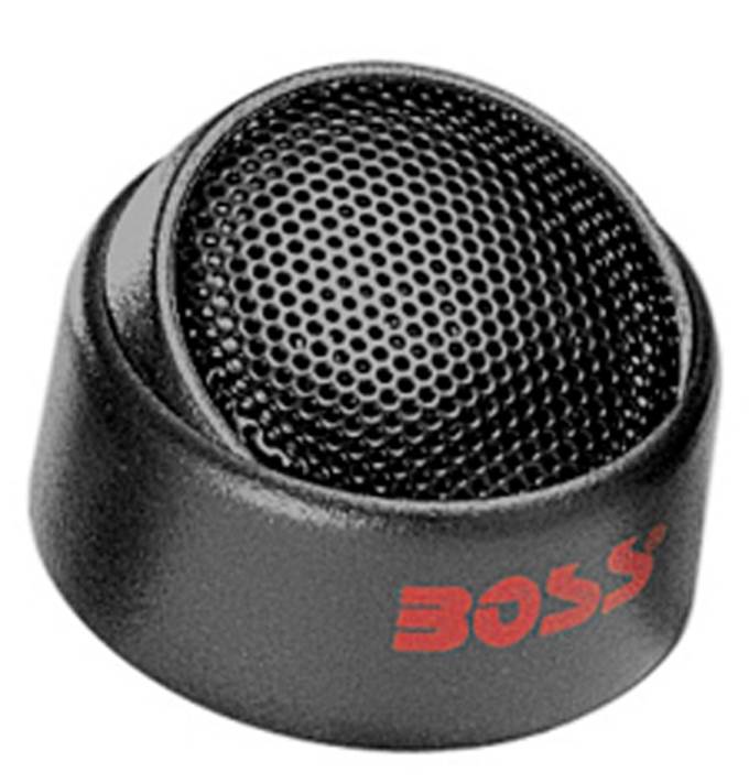 2) BOSS TW15B 250W 1" Micro Dome Car Audio Tweeters Black + External Crossovers