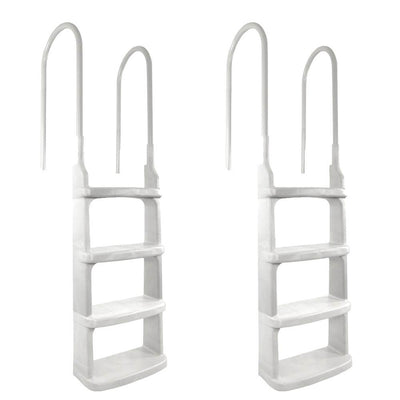 New Main Access Easy Incline Above Ground In Pool Swimming Pool Ladder (2 Pack) - VMInnovations