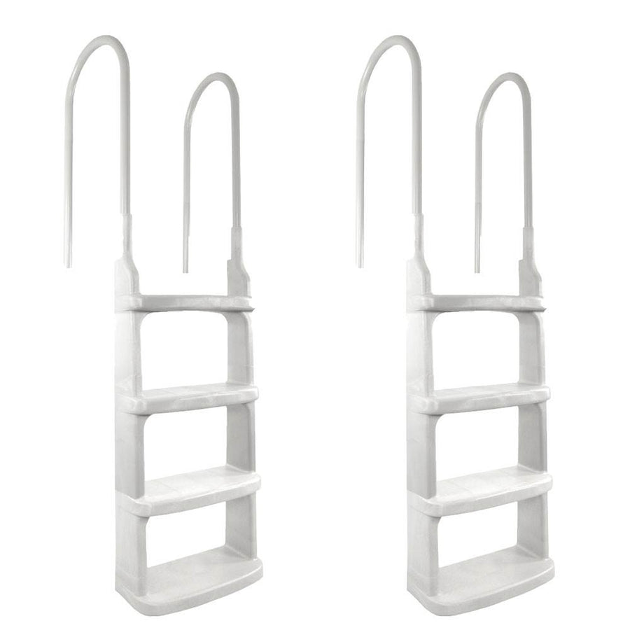 New Main Access Easy Incline Above Ground In Pool Swimming Pool Ladder (2 Pack) - VMInnovations