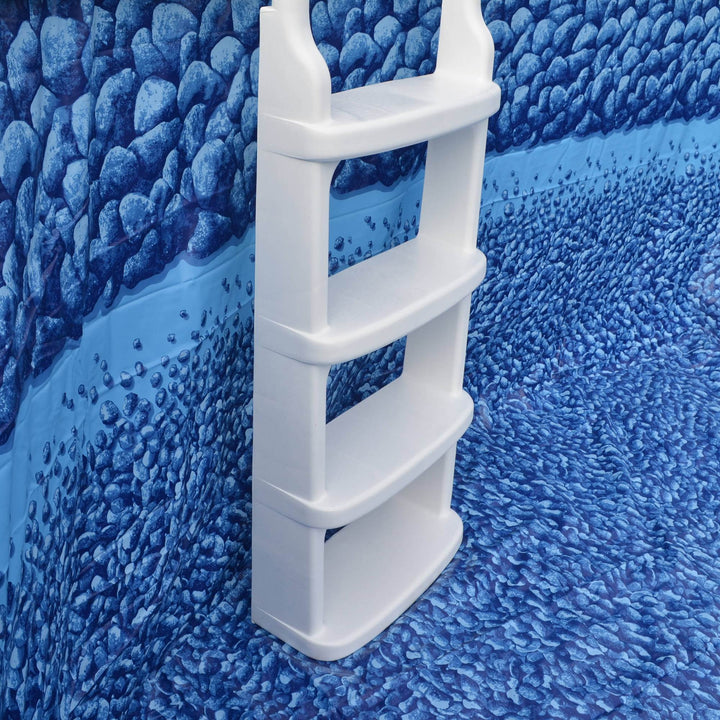 New Main Access Easy Incline Above Ground In Pool Swimming Pool Ladder (2 Pack) - VMInnovations