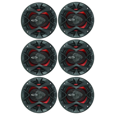 BOSS Audio CH6500 Chaos Extreme 6.5 Inch 2 Way 200W Full Range Speaker (6 Pack)