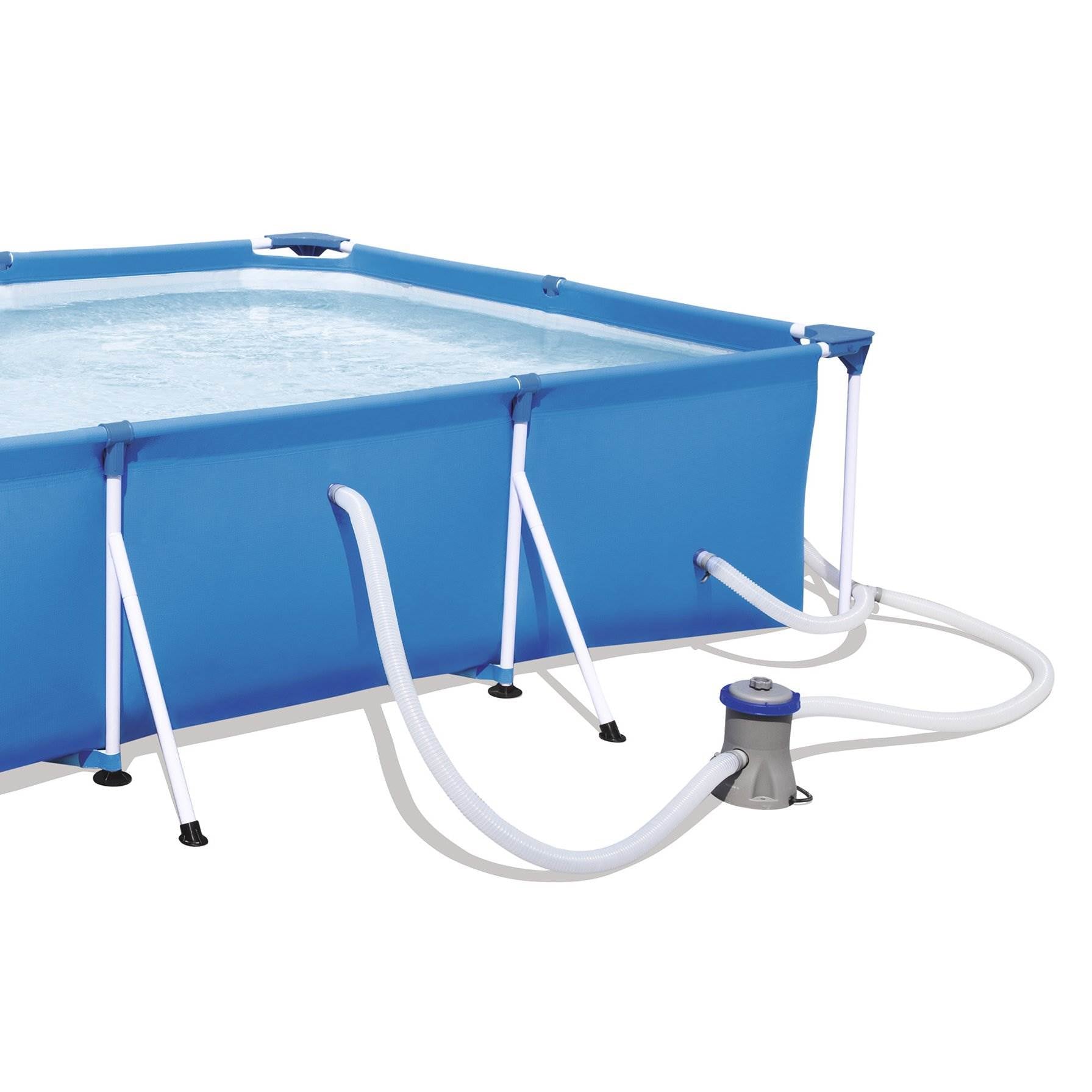 Bestway 9.83ft x 6.58ft x 26in Above Ground Pool Set with Filter Pump (2 Pack)