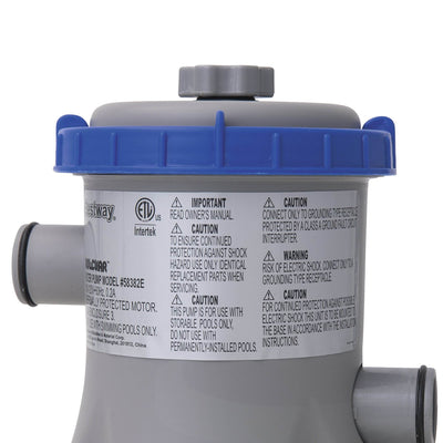 Bestway 9.83ft x 6.58ft x 26in Above Ground Pool Set with Filter Pump (2 Pack)