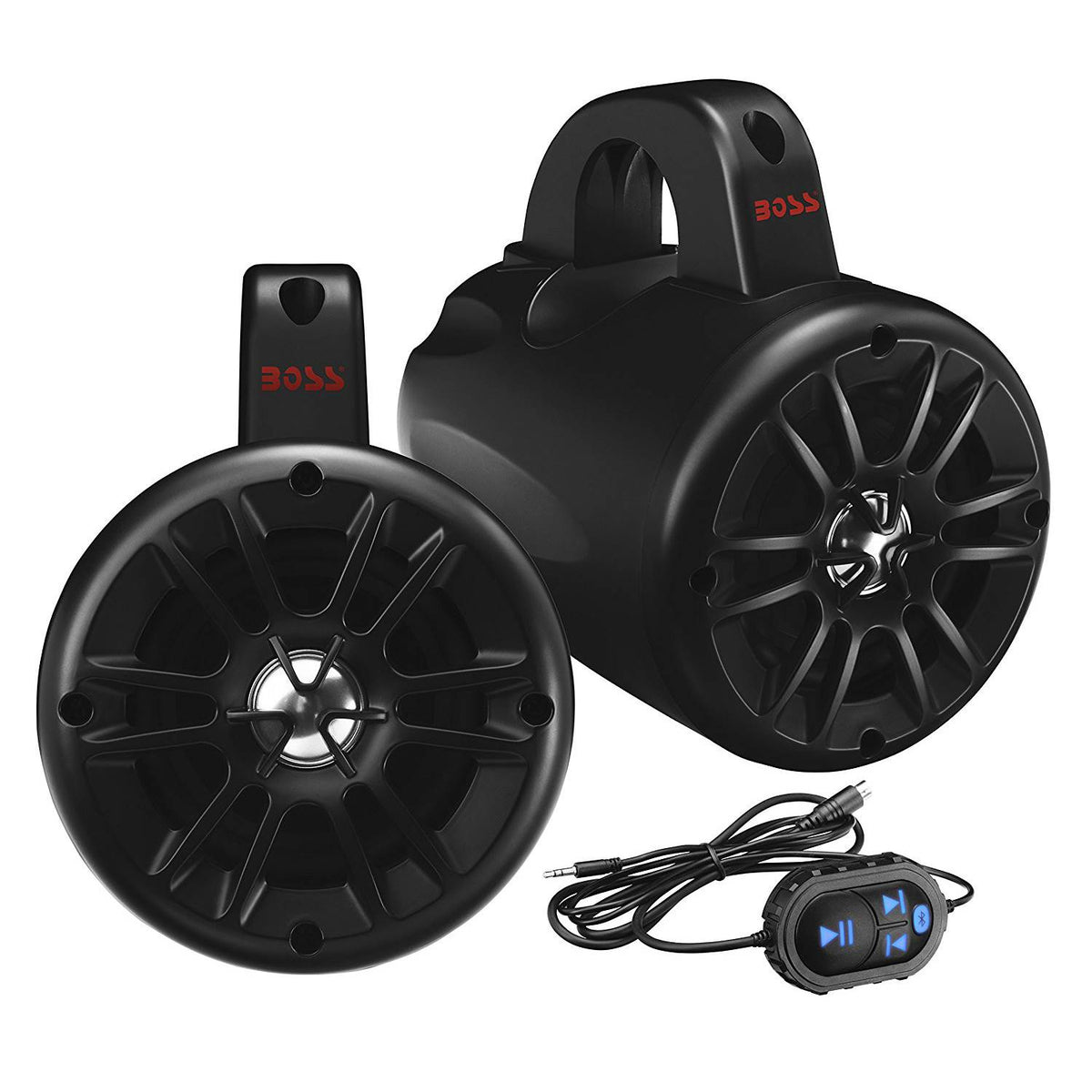 Boss Audio 500W 2-Way Amplified Bluetooth Marine ATV Speakers (4 Pack)