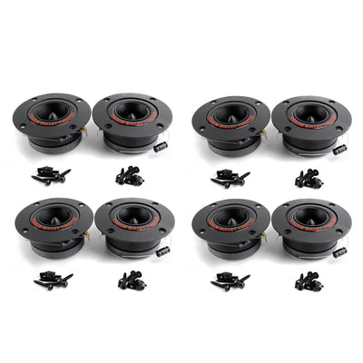 Pyramid TW18BK 3.25" 300W Pro Horn Car Audio Tweeters Speaker Titanium (4 Pairs) - VMInnovations