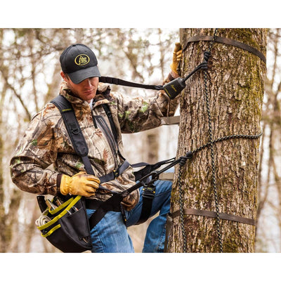 Hunter Safety Systems Black Hunting Off Season Tree Stand Harness, Large/XL