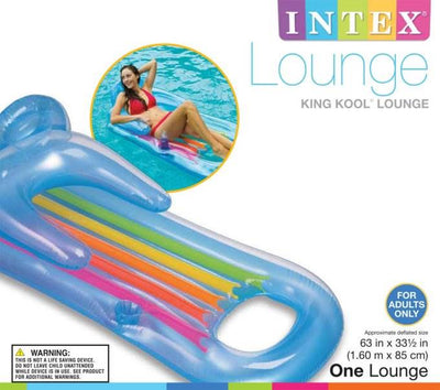 Swimline Basketball Game w/Ball + Intex Lounger w/Headrest & Cupholder (2 Pack)