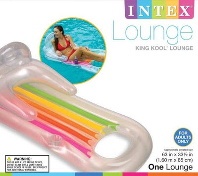 Swimline Basketball Game w/Ball + Intex Lounger w/Headrest & Cupholder (2 Pack)