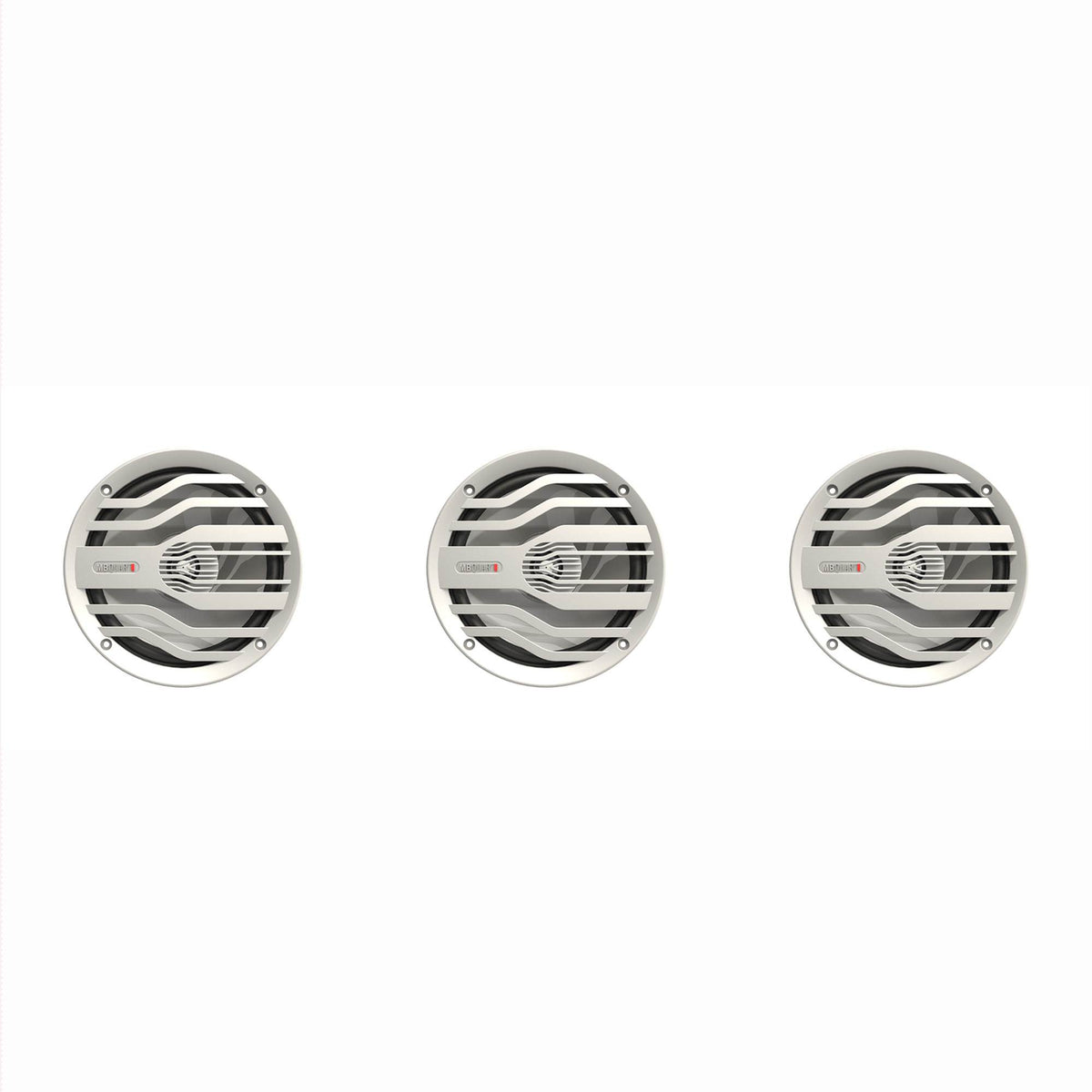 MB Quart NK2-116W 6.5" 120W 2 Way Coaxial Marine & Sports Speakers Pair (3 Pack)