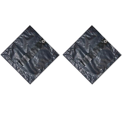 Swimline 18 x 33 Foot Oval Above Ground Winter Swimming Pool Cover, (2 Pack)