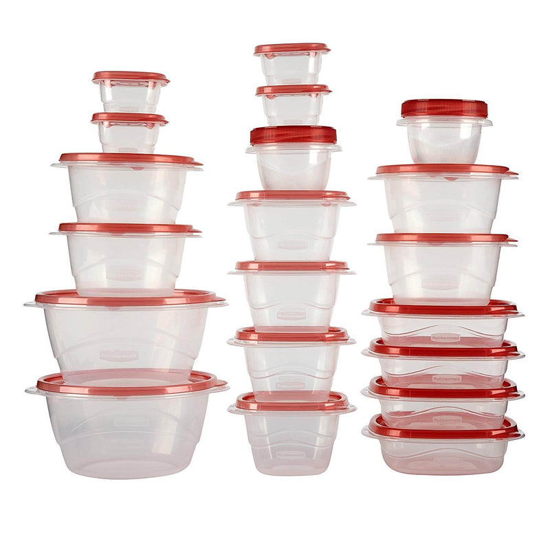 Rubbermaid TakeAlongs Assorted Plastic Food Containers, 40 Piece Set (Open Box)