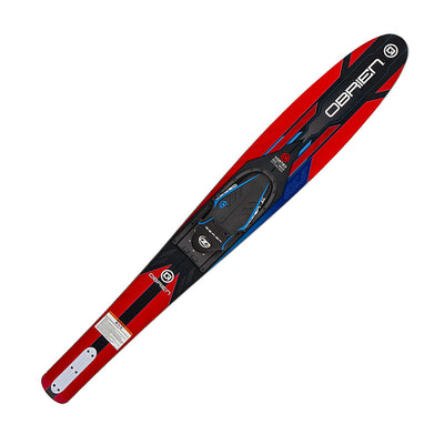 O'Brien Vortex Combo 65.5 In Adult Widebody Water Skis, Men's US 4.5 to 13, Red - VMInnovations