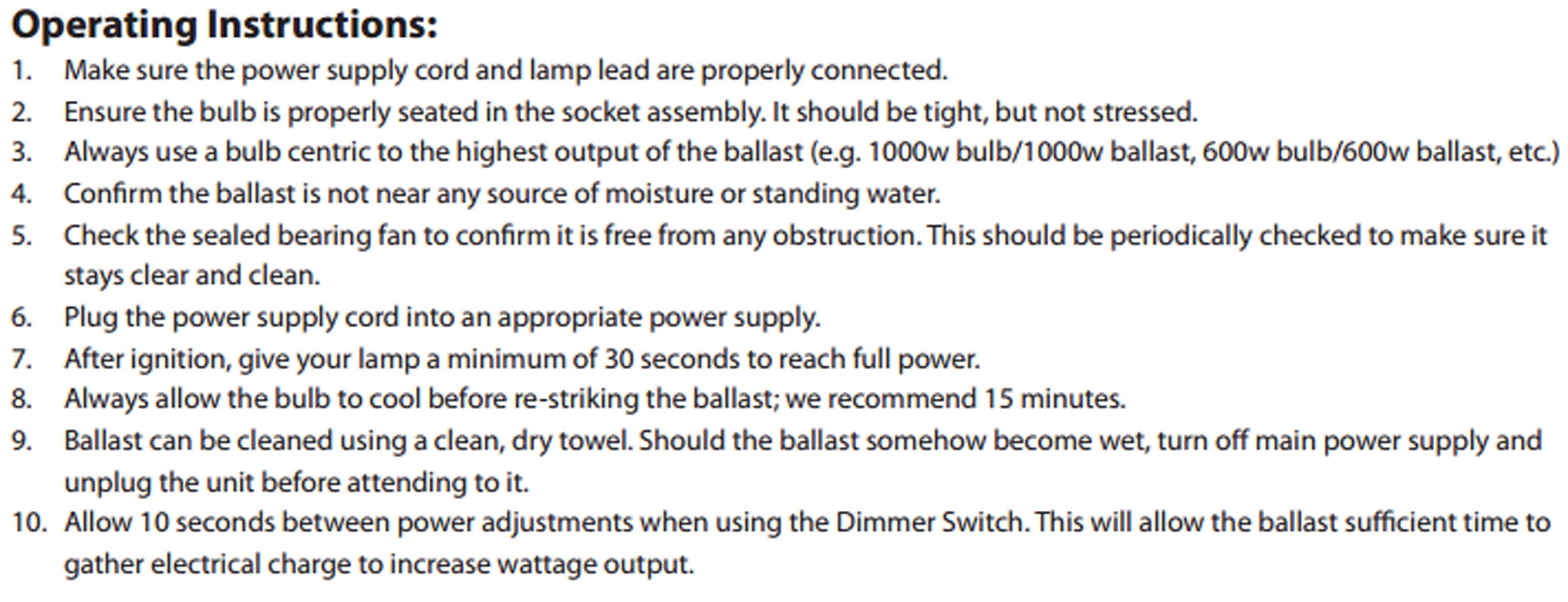 Quantum 1000W 120/240V Dimmable Digital Grow Light Lamp Ballast (5 Pack)