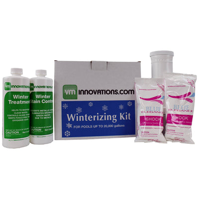 Swimming Pool 20000 Gallon Winterizing Chemical Closing Kit & 4 x 8' Air Pillow