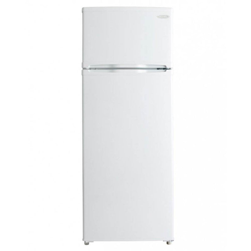 Danby 7.3 Cubic Feet 2 Door Slim Compact Apartment Sized Refrigerator, White