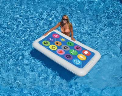 Swimline Smart Phone Float Inflatable Swimming Pool Water Floating Raft (2 Pack)