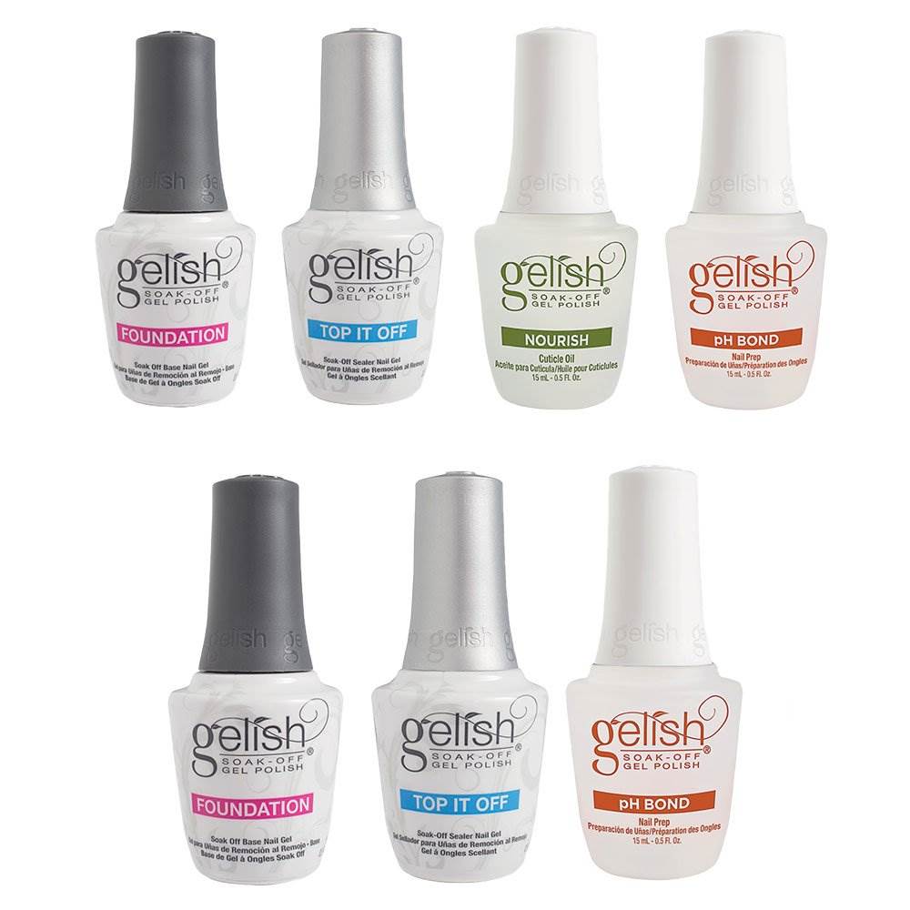 Gelish Terrific Trio and Fantastic Four Manicure and Nail Maintenance Collection