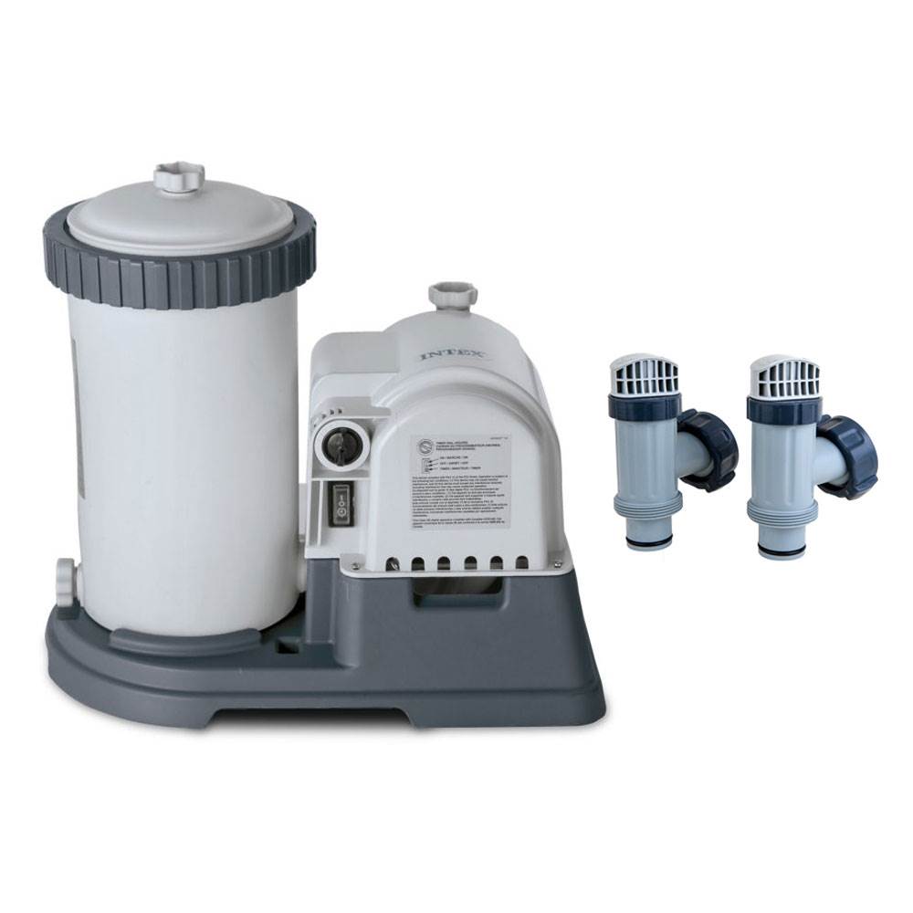 Intex Krystal Clear Pool Filter Cartridge Pump & Plunger Valves Gaskets (2 Pack) - VMInnovations