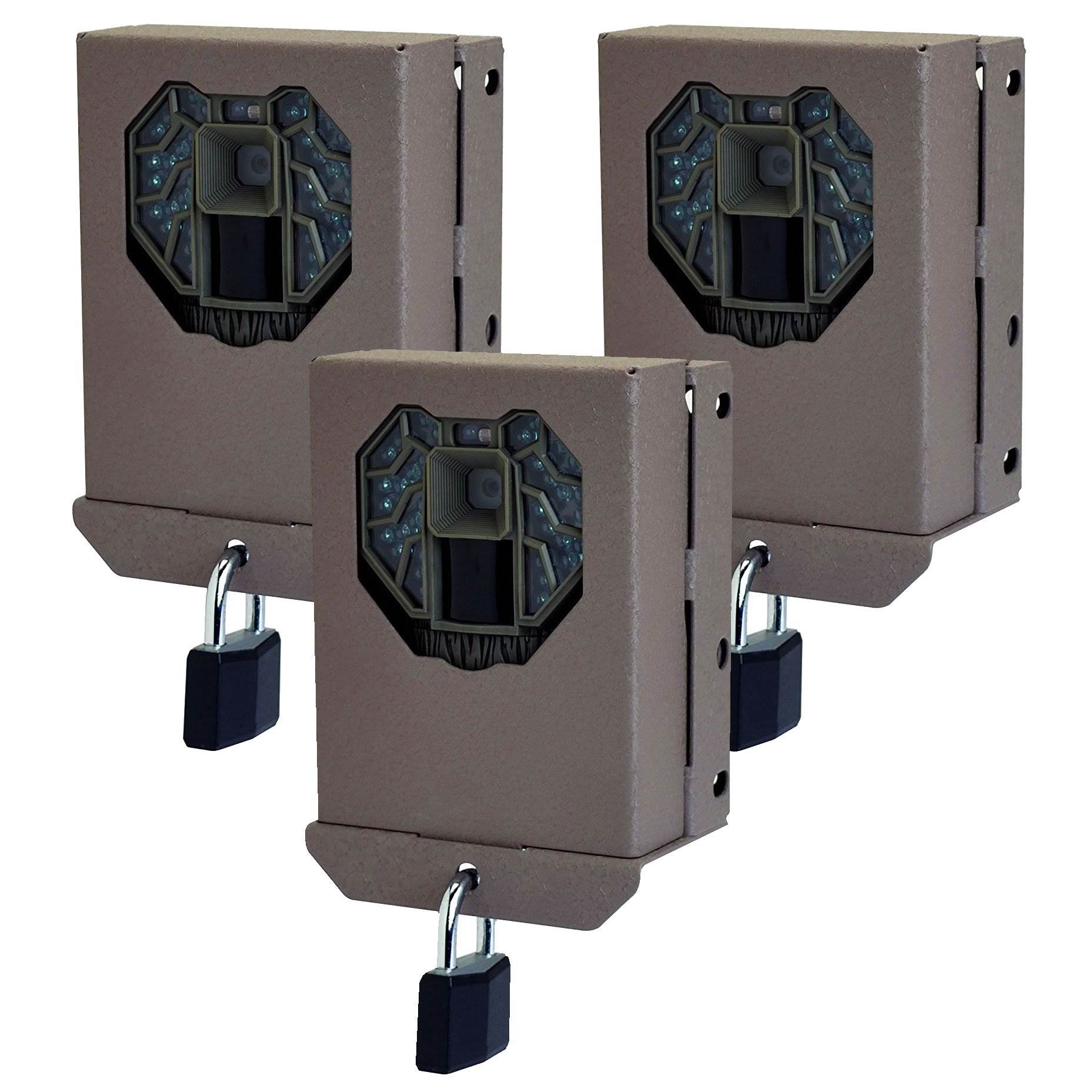 Stealth Cam Steel Security Trail Game Camera Bear Box for G Pro Series (3 Pack)