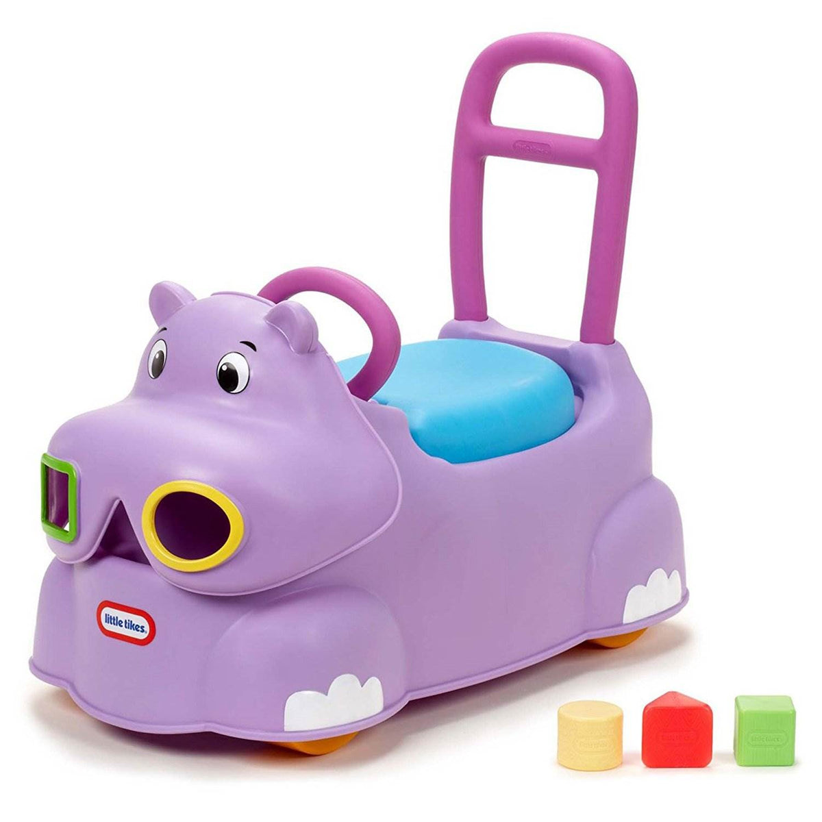 Little Tikes Scoot Around Animals Hippo Toddler Ride On Walker Toy (2 Pack)