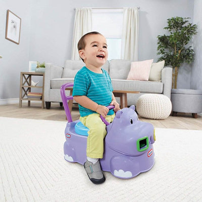 Little Tikes Scoot Around Animals Hippo Toddler Ride On Walker Toy (2 Pack)