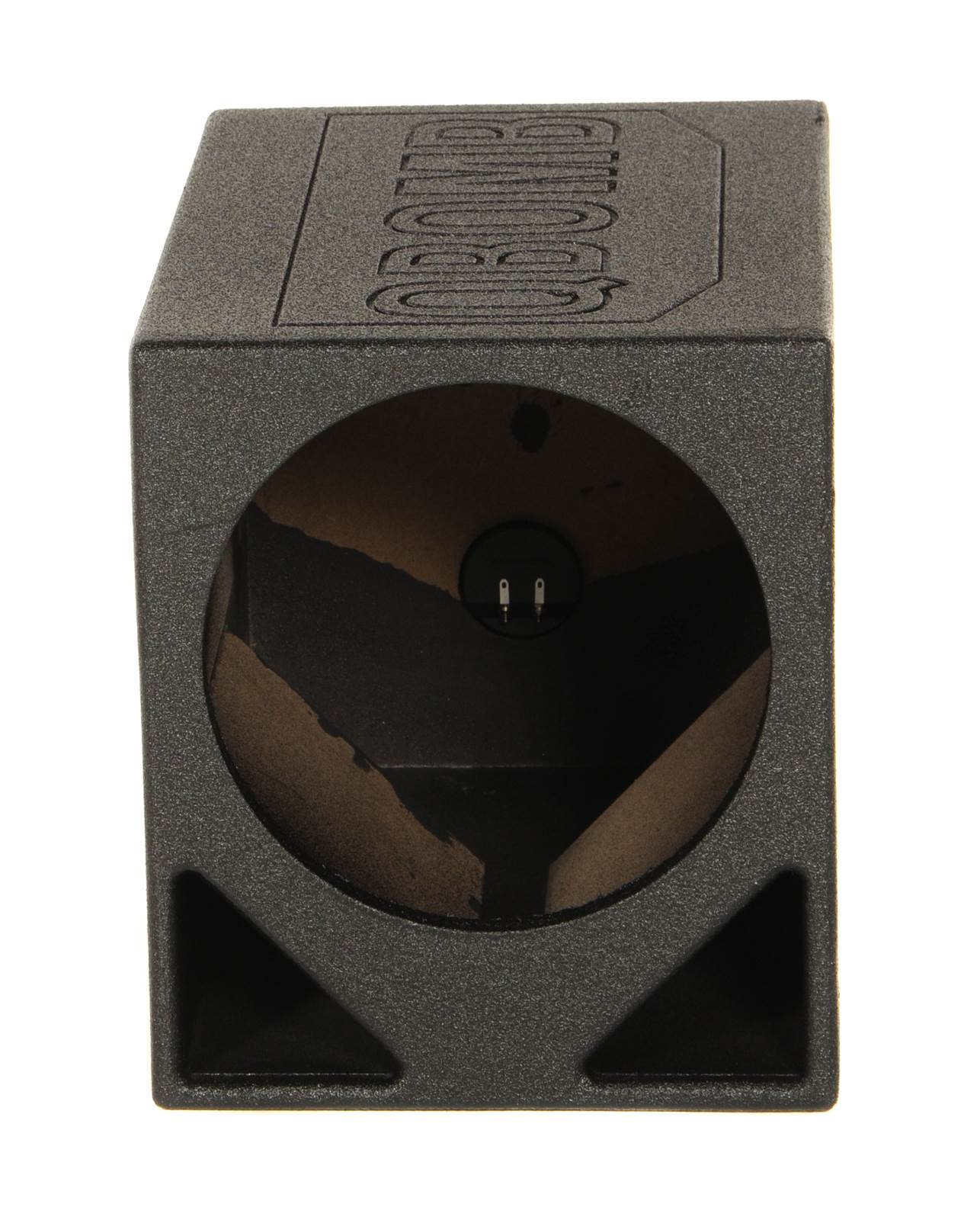 Q Power Single 12" Triangle Ported Car Audio Subwoofer Box Enclosure (2 Pack) - VMInnovations