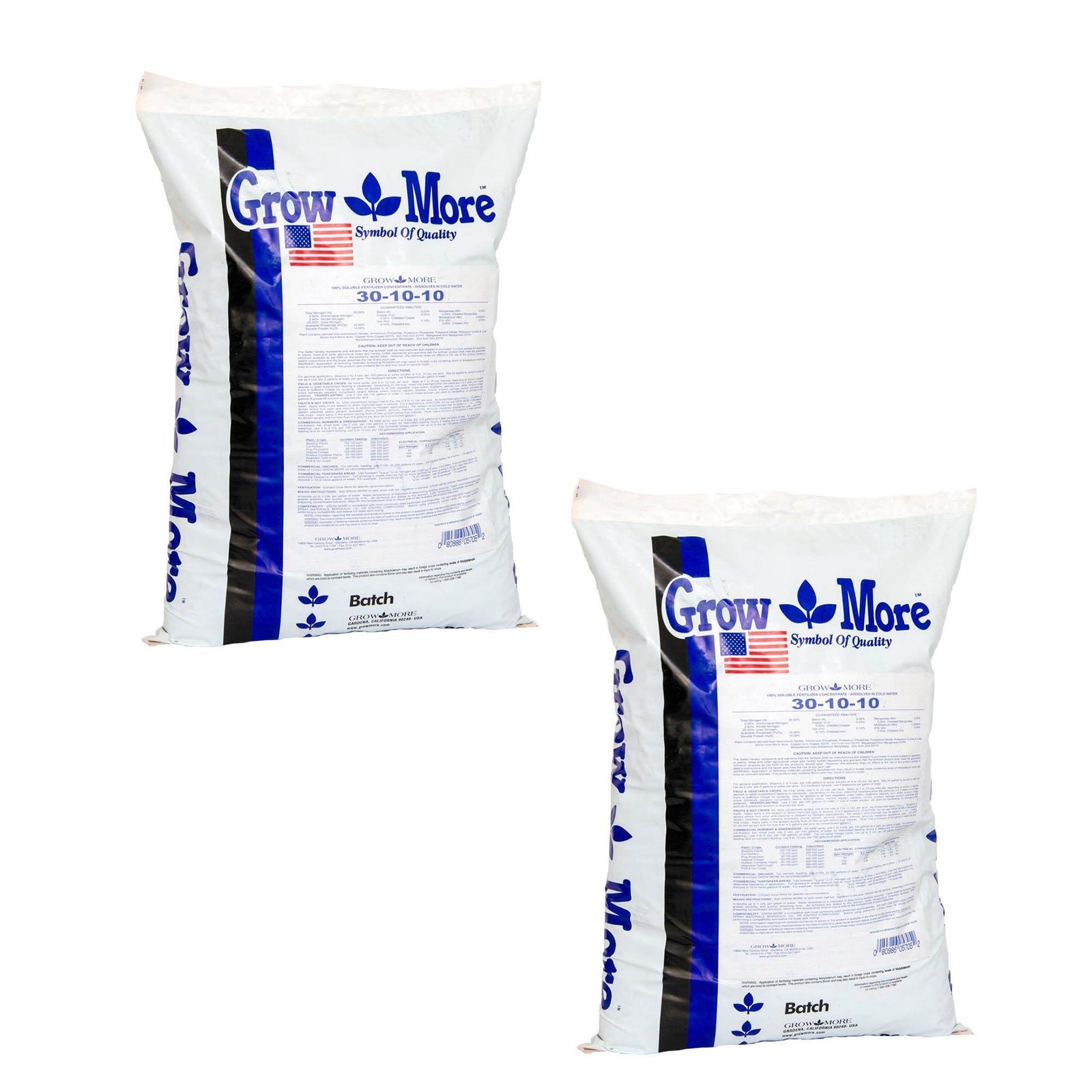 Grow More Cold Water 30-10-10 Soluble Concentrated Plant Fertilizer (2 Pack) - VMInnovations