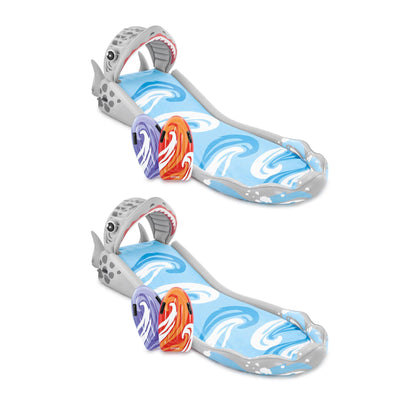 Intex Surf 'N Slide Inflatable Kids Backyard Water Slide w/ Surf Riders (2 Pack)