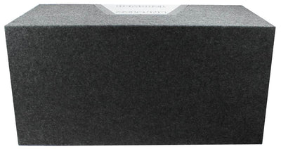 Pyramid 12" 1200W Car Audio Subwoofer Bandpass Enclosure Box & Amp w/ MOSFET