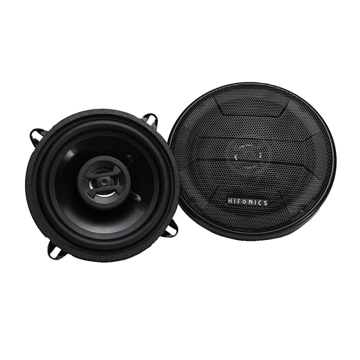 Hifonics Zeus 200 Watt 5.25 Inch 2 Way 4 Ohm Car Audio Coaxial Speakers (2 Pack) - VMInnovations