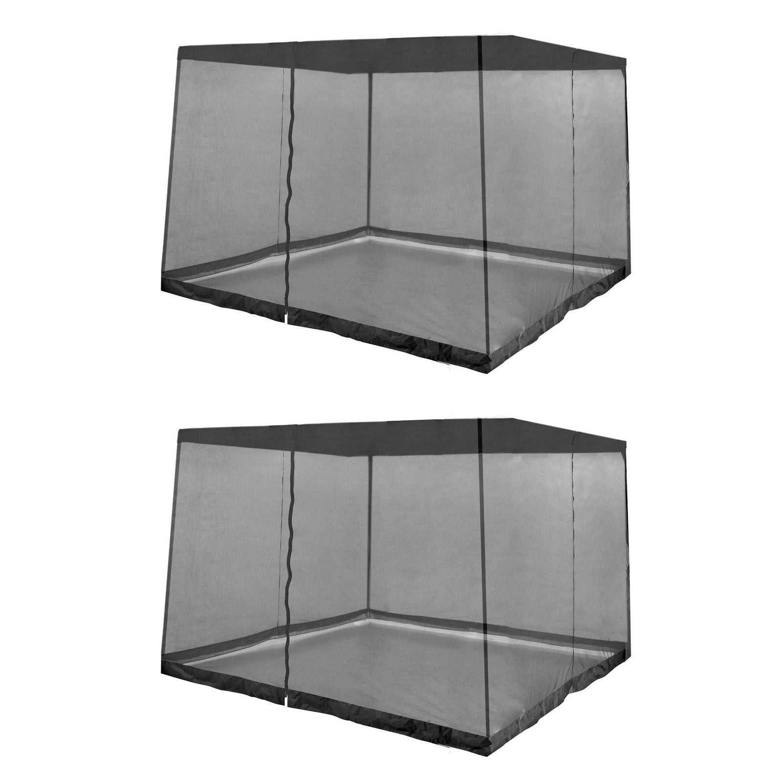 Z-Shade Bug Screen 13' x 13' Instant Gazebo Screenroom (Screen Only) (2 Pack) - VMInnovations