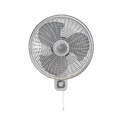 Lasko M16900 16 In. 3 Speed Oscillating Cooling Wall Mount Fan, Gray (2 Pack)