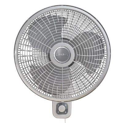 Lasko M16900 16 In. 3 Speed Oscillating Cooling Wall Mount Fan, Gray (3 Pack)