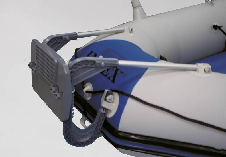 Intex Composite Boat Motor Mount Kit for Inflatable Fishing Boat (2 Pack) - VMInnovations
