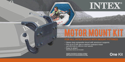 Intex Composite Boat Motor Mount Kit for Inflatable Fishing Boat (2 Pack) - VMInnovations