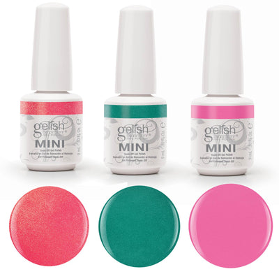 Gelish Harmony Full Gel Nail Polish Starter Kit & Neon Street Beat Collection