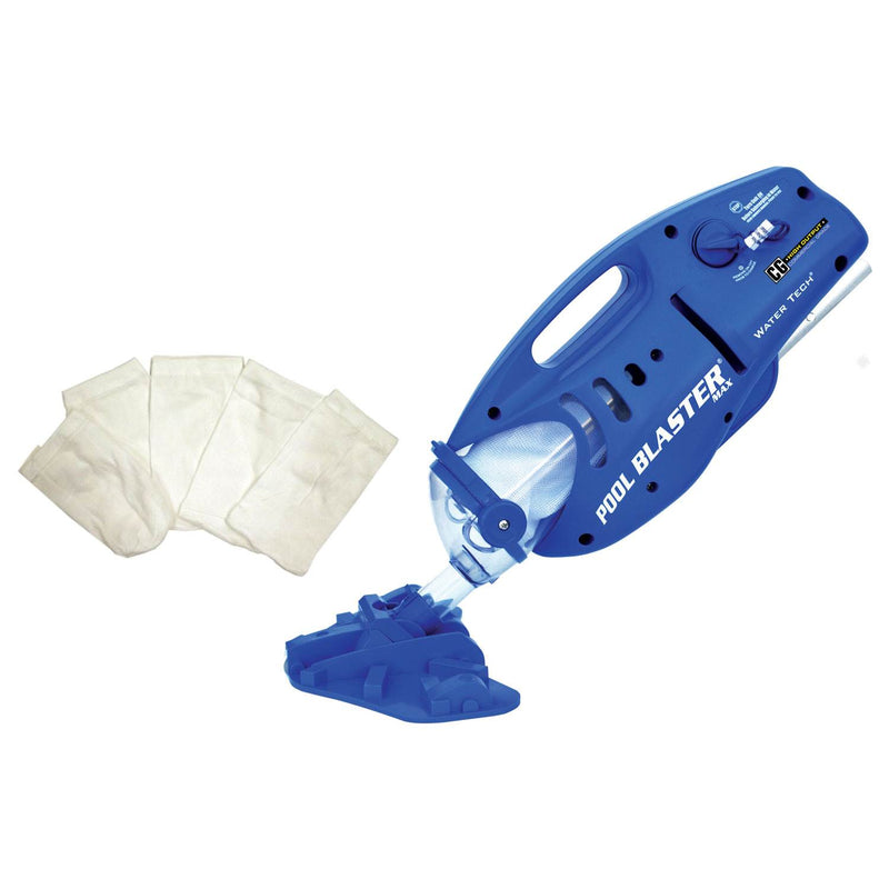 Water Tech PBW022MF Microfilter Cleaner Bags (5 Pack) & Handheld Pool/Spa Vacuum