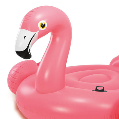 Intex Giant Inflatable Mega Unicorn Island Pool Float & 86-Inch Flamingo Float