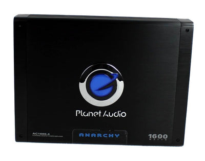 Planet Audio AC1600.4 1600W 4 Channel Car Amplifier Power Amp & Remote (2 Pack)