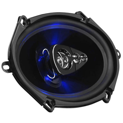 Boss Rage 4 Way 300W Full Range Mobile Audio/Video Speakers, Pair (2 Pack)