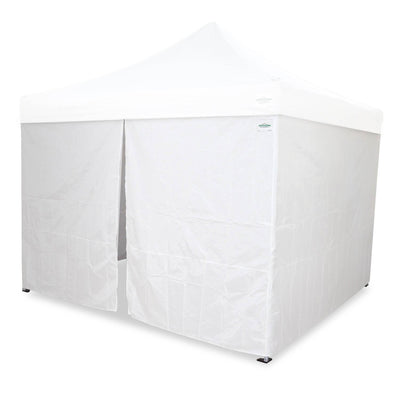 Caravan Canopy Pro 2 12 x 12 Foot Straight Leg Instant Canopy & Sidewalls, White