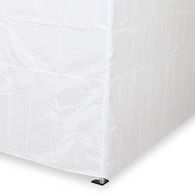 Caravan Canopy Pro 2 12 x 12 Foot Straight Leg Instant Canopy & Sidewalls, White - VMInnovations
