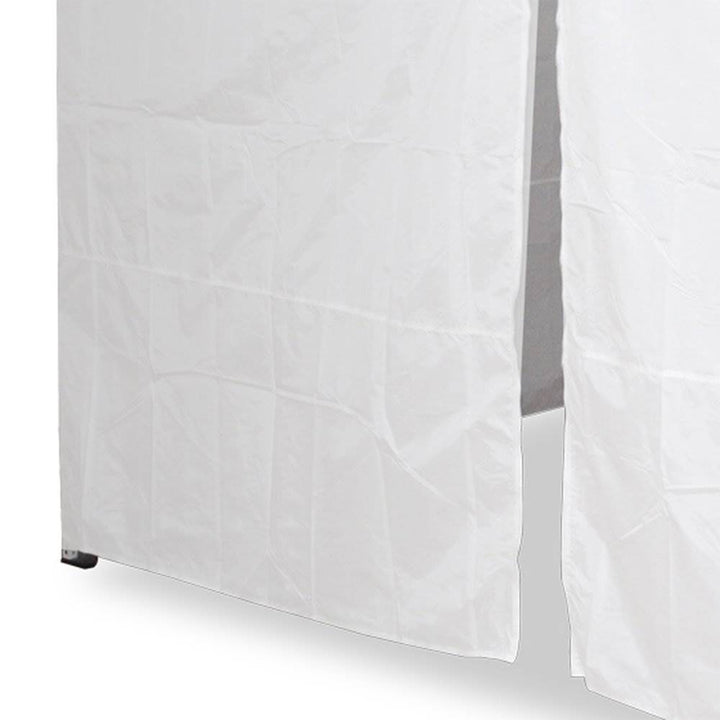 Caravan Canopy Pro 2 12 x 12 Foot Straight Leg Instant Canopy & Sidewalls, White